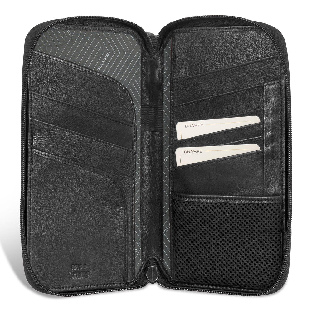Onyx / Leather Multi Passport Case EX-STOCK Canada