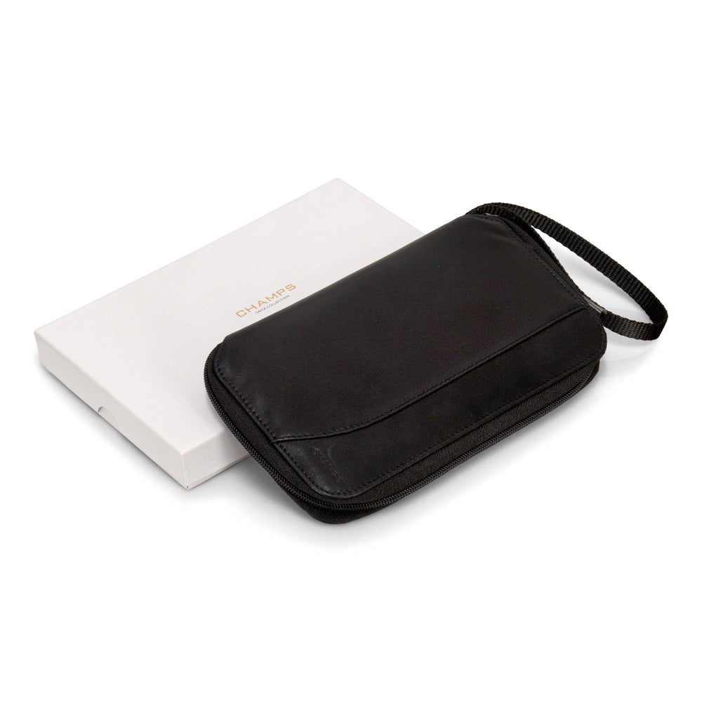 Onyx / Leather Multi Passport Case EX-STOCK Canada