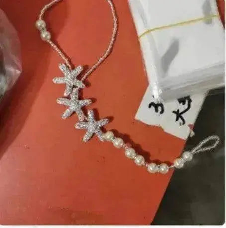 Ocean Style Pearl Elastic Anklet - EX-STOCK Canada