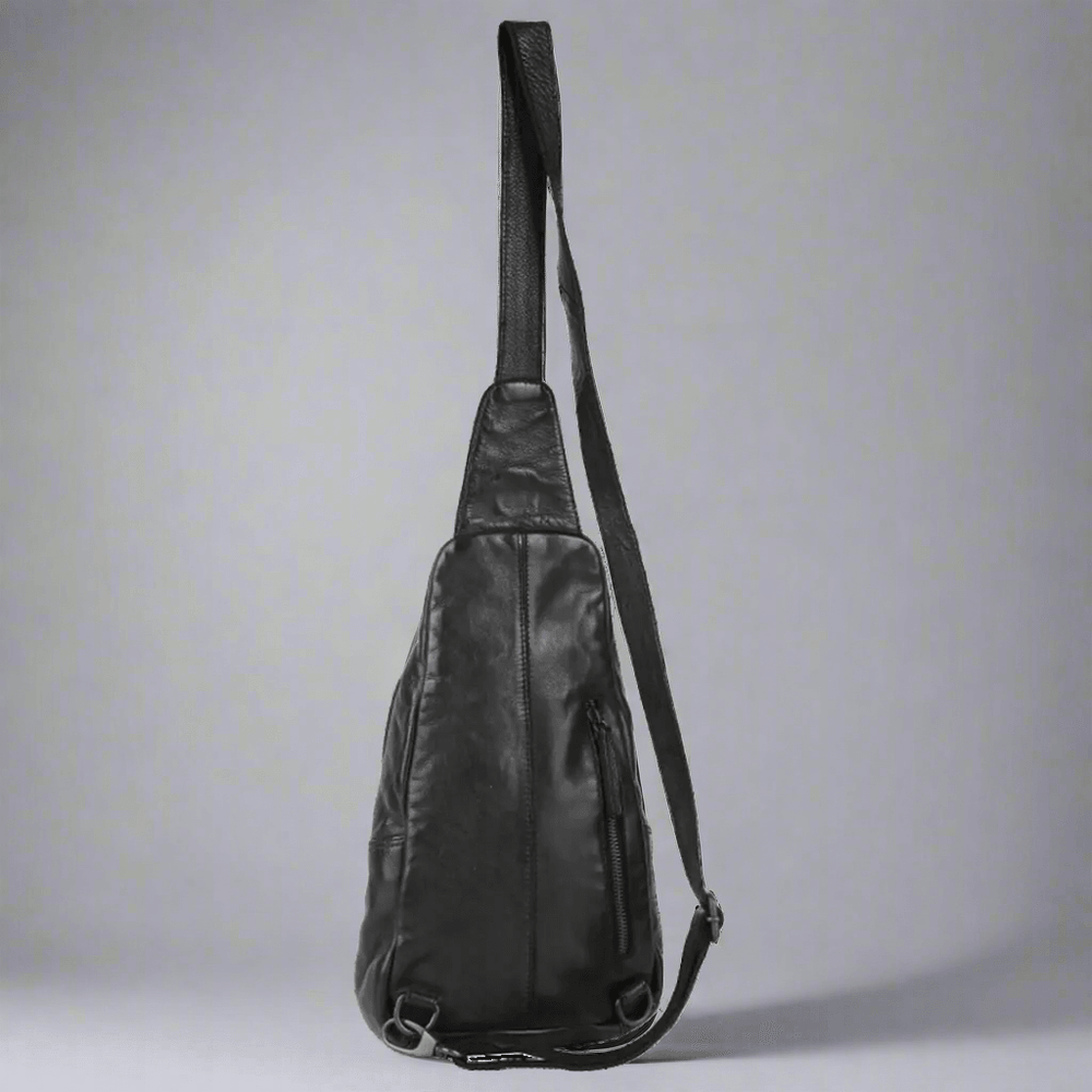 Zaino da petto in pelle con spalle scoperteEX-STOCK Canada