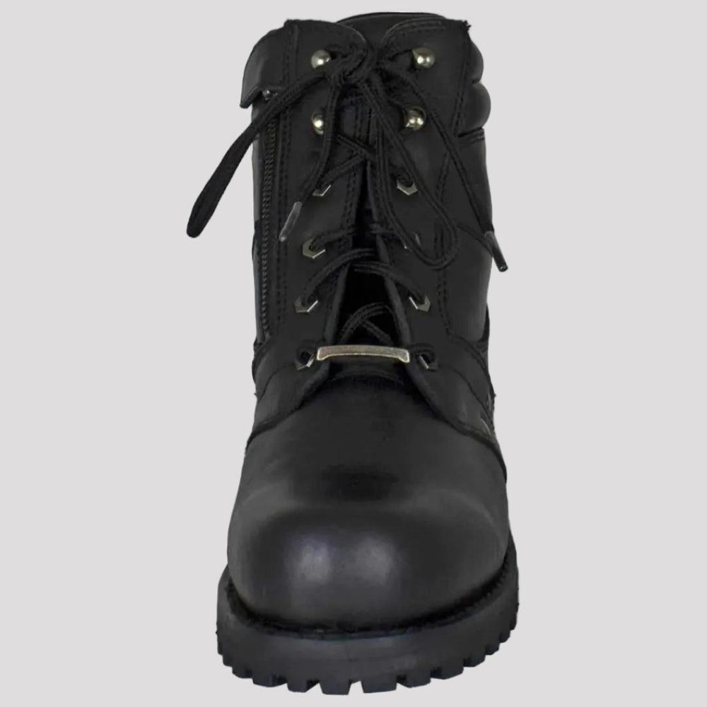 Open Road Men's 7" Lace-Up Motorcycle Boots