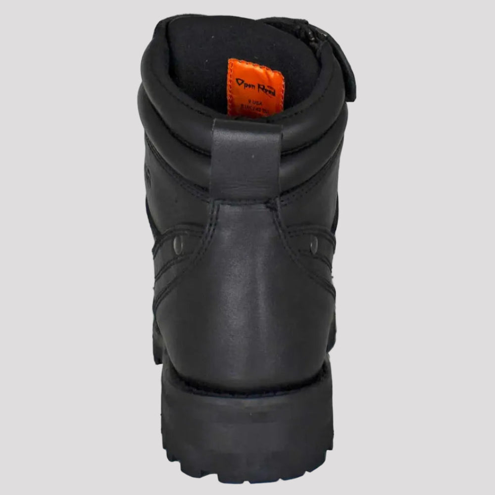 Open Road Men's 7" Lace-Up Motorcycle Boots