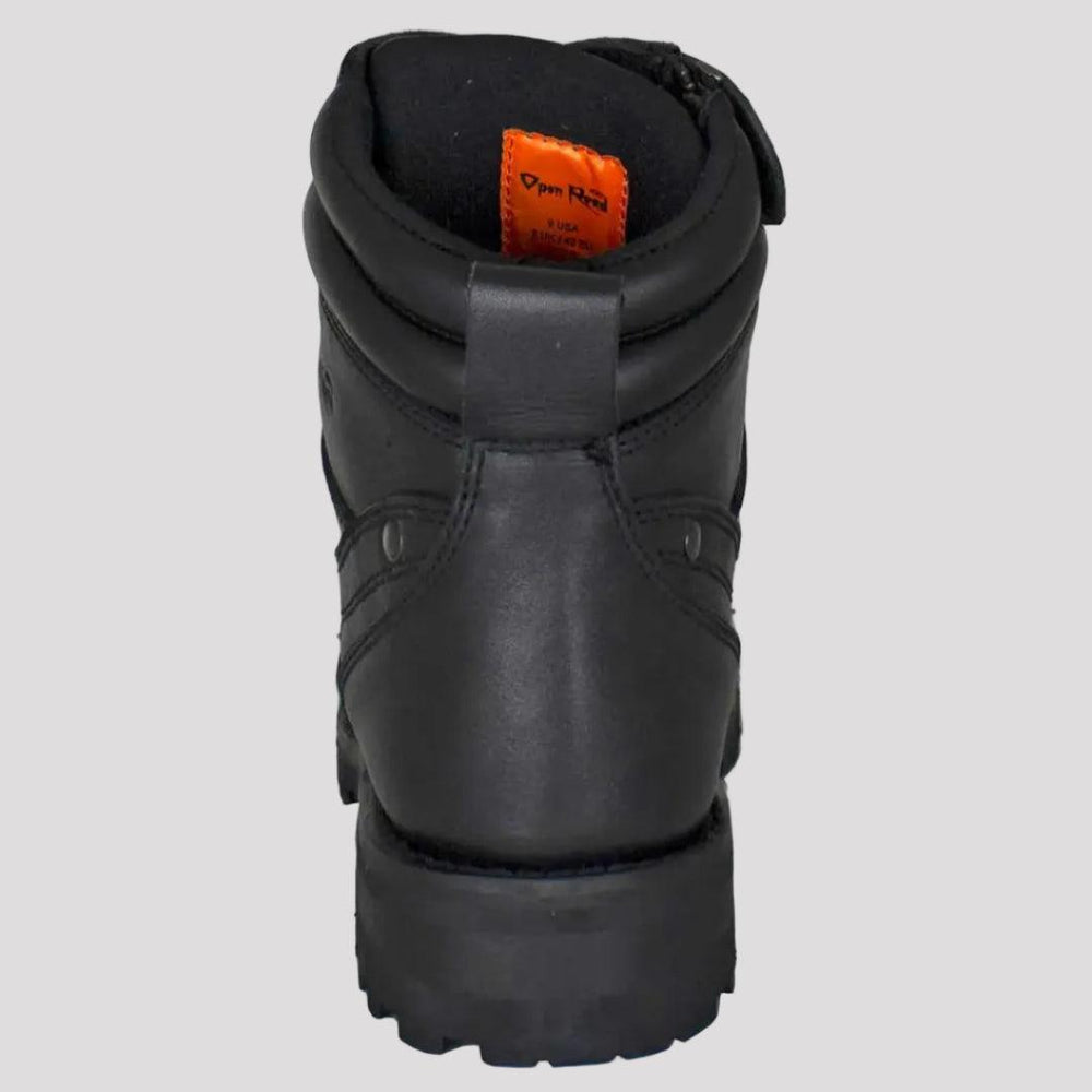 Open Road Men's 7" Lace-Up Motorcycle Boots