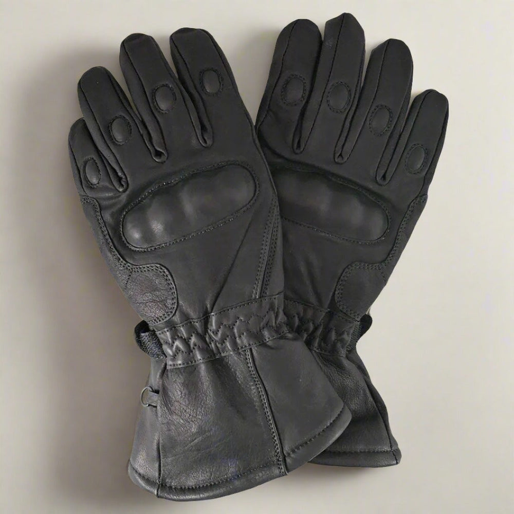 Guantes de motociclista de cuero con guanteletes blindados para hombre Open RoadEX-STOCK Canada