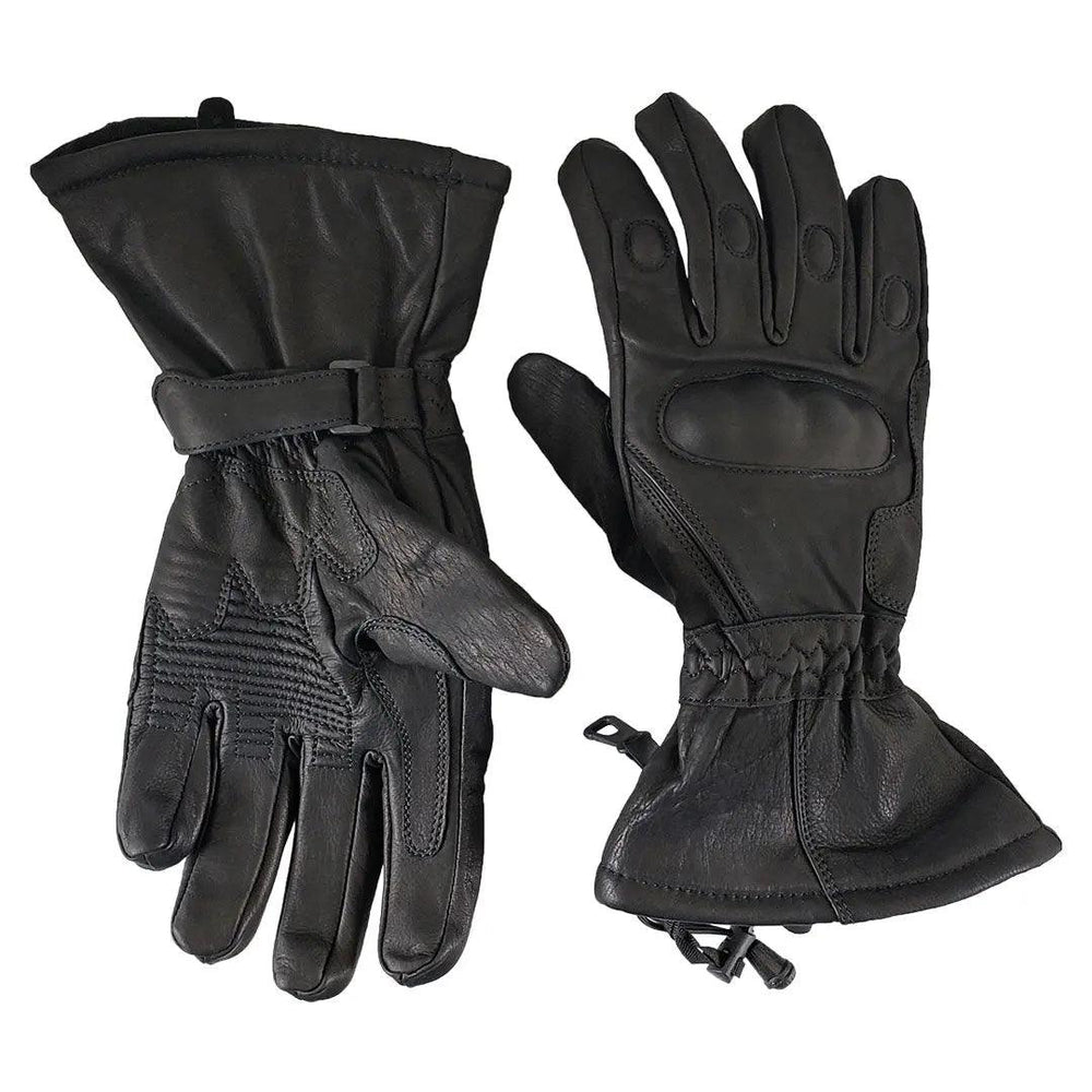 Guanti da Moto in Pelle con Piastrine Protettive per Uomini Open RoadEX-STOCK Canada