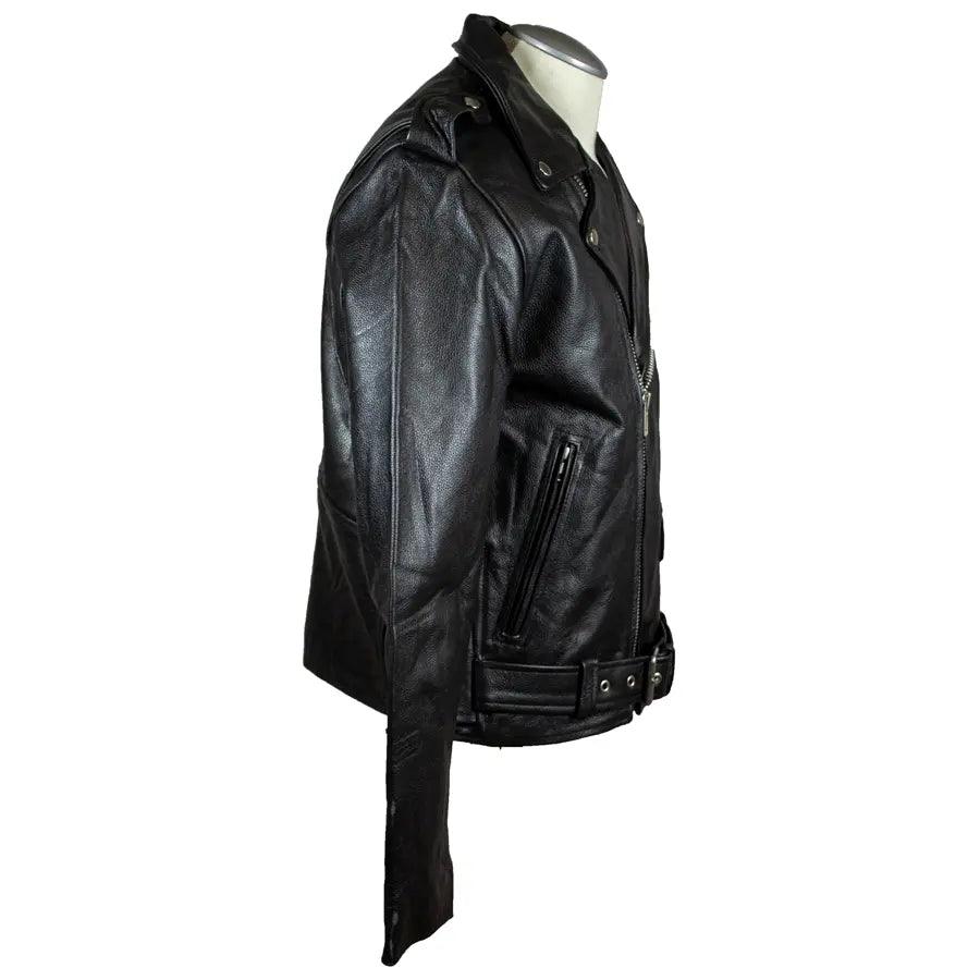 Veste de moto en cuir classique pour hommes Open RoadEX-STOCK Canada