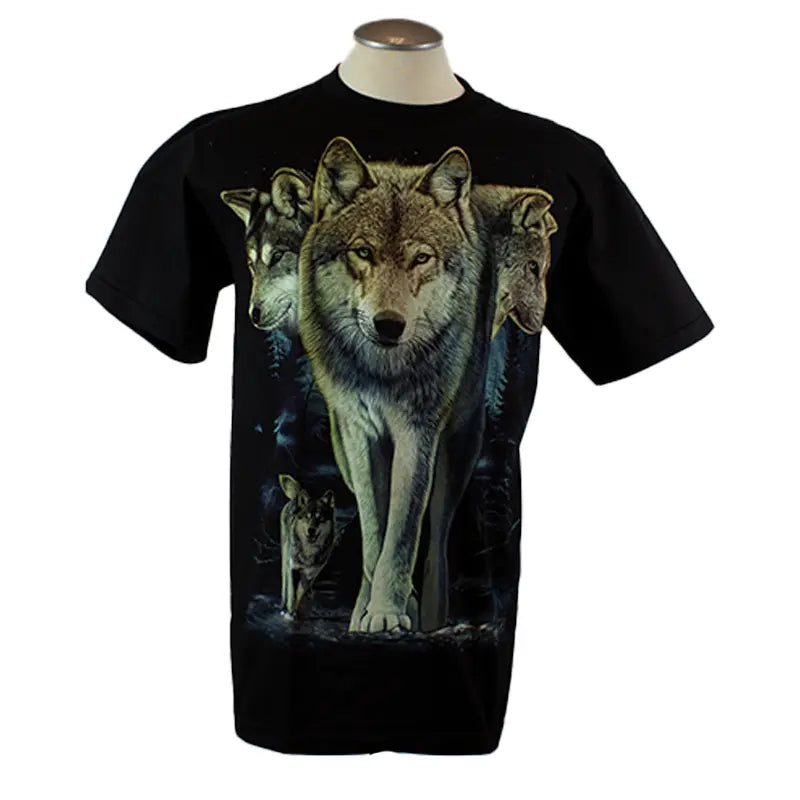 T-shirt BOL/Open Road pour hommes, loup phosphorescentEX-STOCK Canada