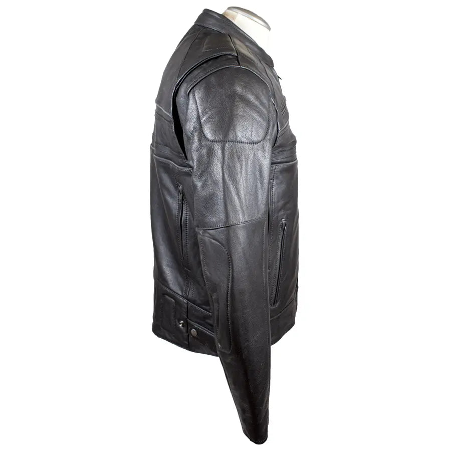 Open Road Men's Leather Armored Riding Jacket EX-STOCK Canada