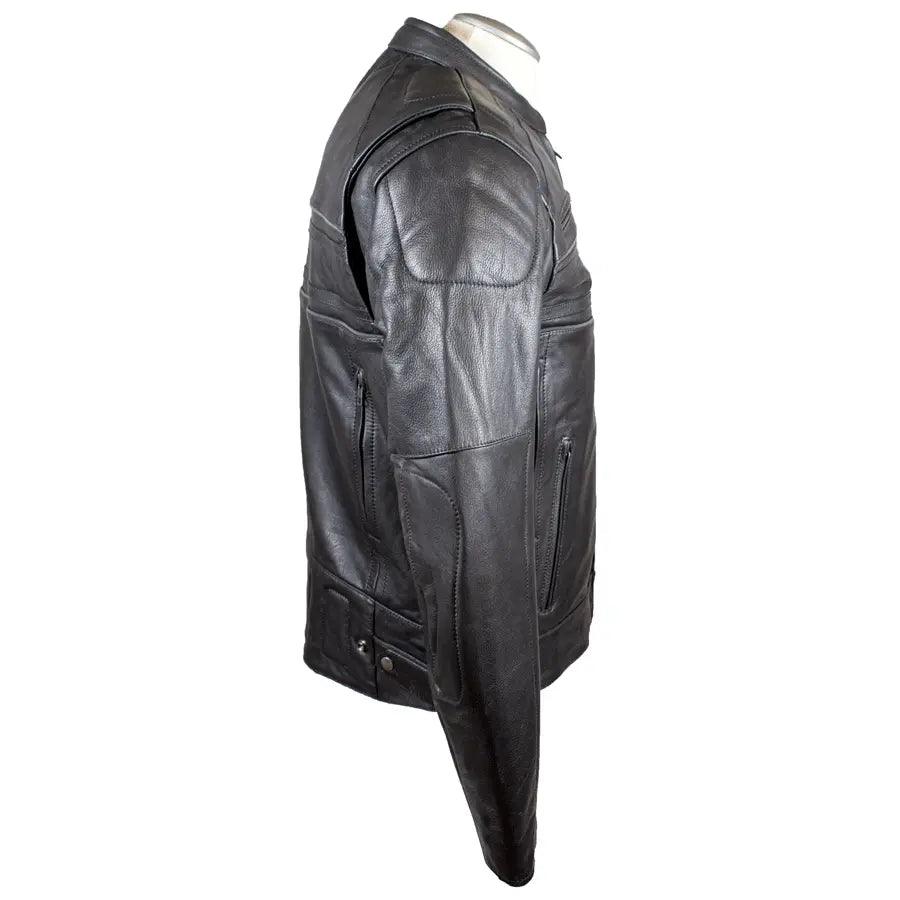 Chaqueta de Montar de Cuero Blindada para Hombres Open RoadEX-STOCK Canada