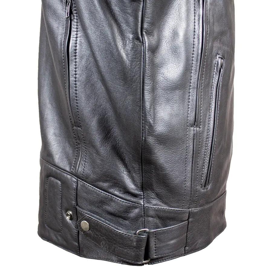 Chaqueta de Montar de Cuero Blindada para Hombres Open RoadEX-STOCK Canada