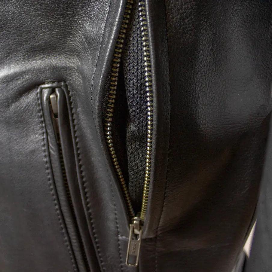 Chaqueta de Montar de Cuero Blindada para Hombres Open RoadEX-STOCK Canada