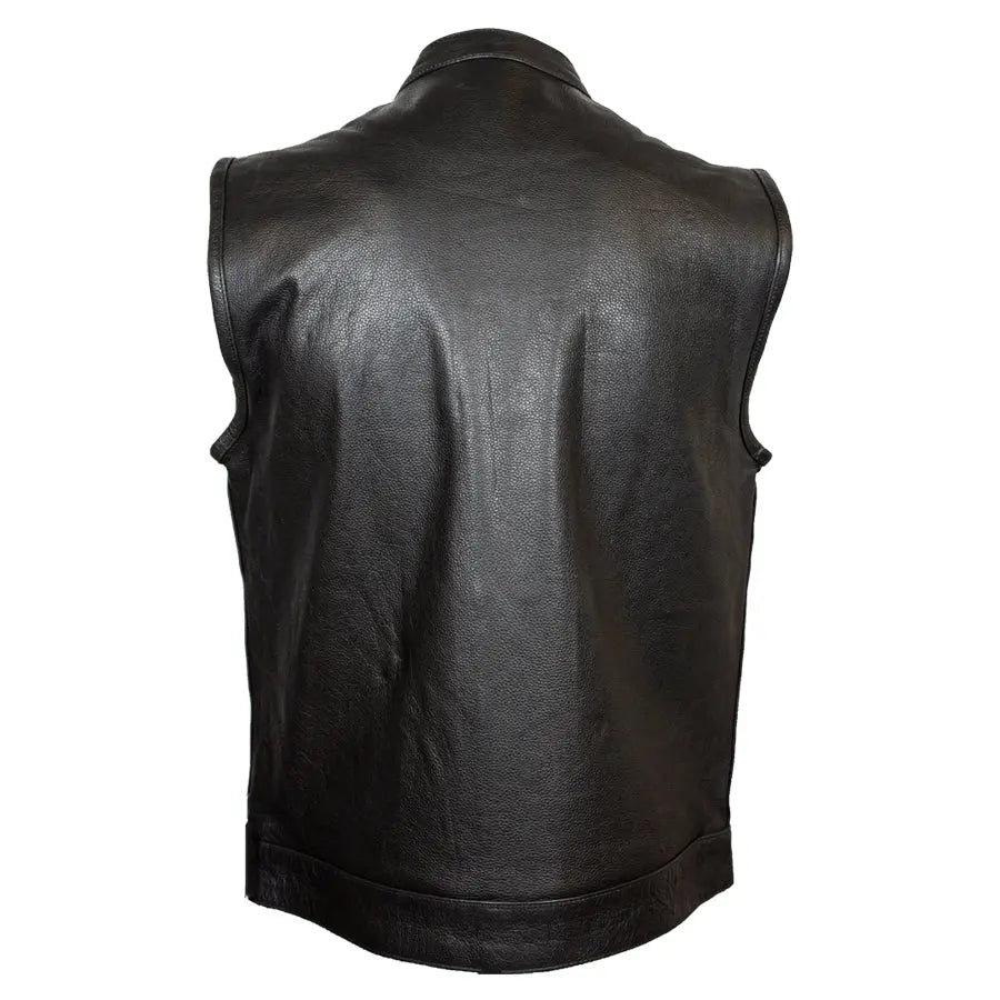 Gilet en cuir pour hommes Open RoadEX-STOCK Canada