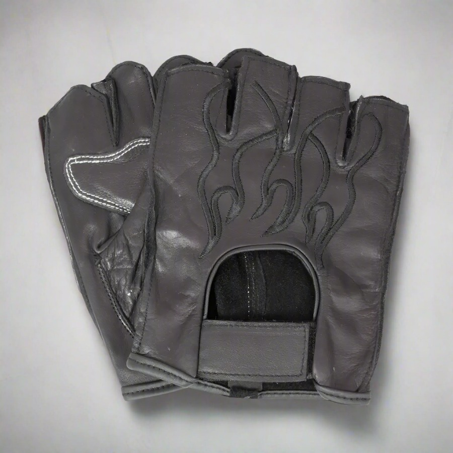 Open Road Men's Leather Fingerless Gloves EX-STOCK Canada