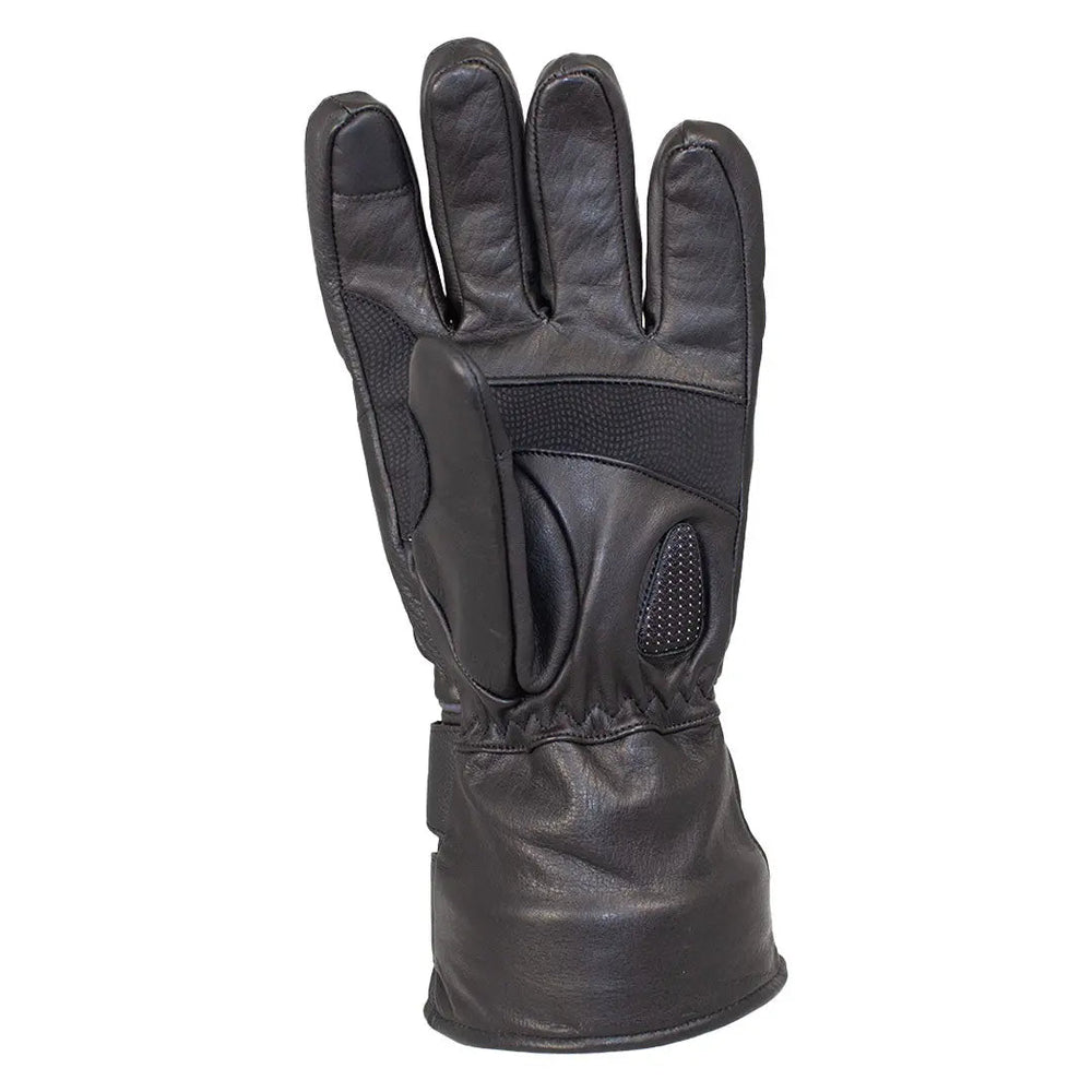 Open Road Men's Leather Motorcycle Gauntlet with Reflective Trim EX-STOCK Canada