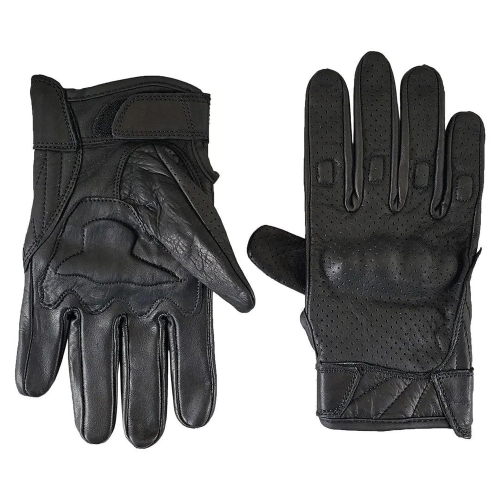 Gants de moto en cuir armuré perforé pour hommes Open RoadEX-STOCK Canada