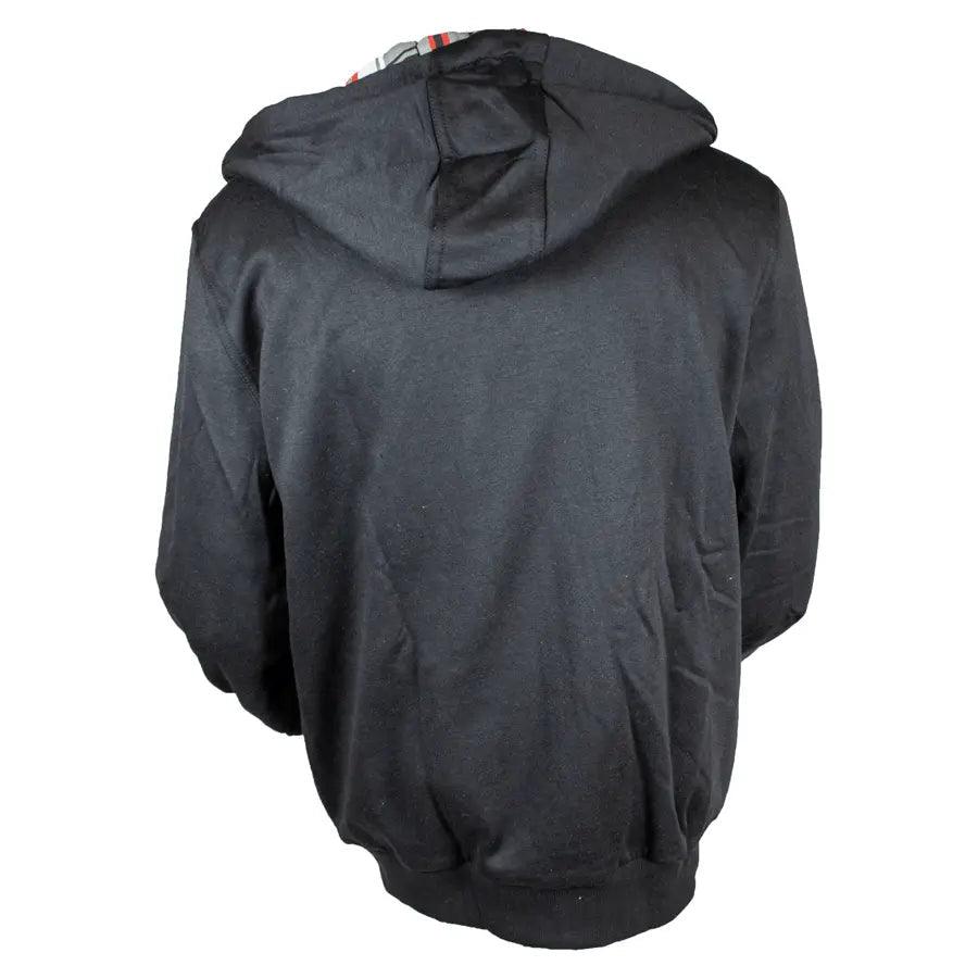 Sudadera con cremallera para hombre Open Road con capucha a cuadrosEX-STOCK Canada