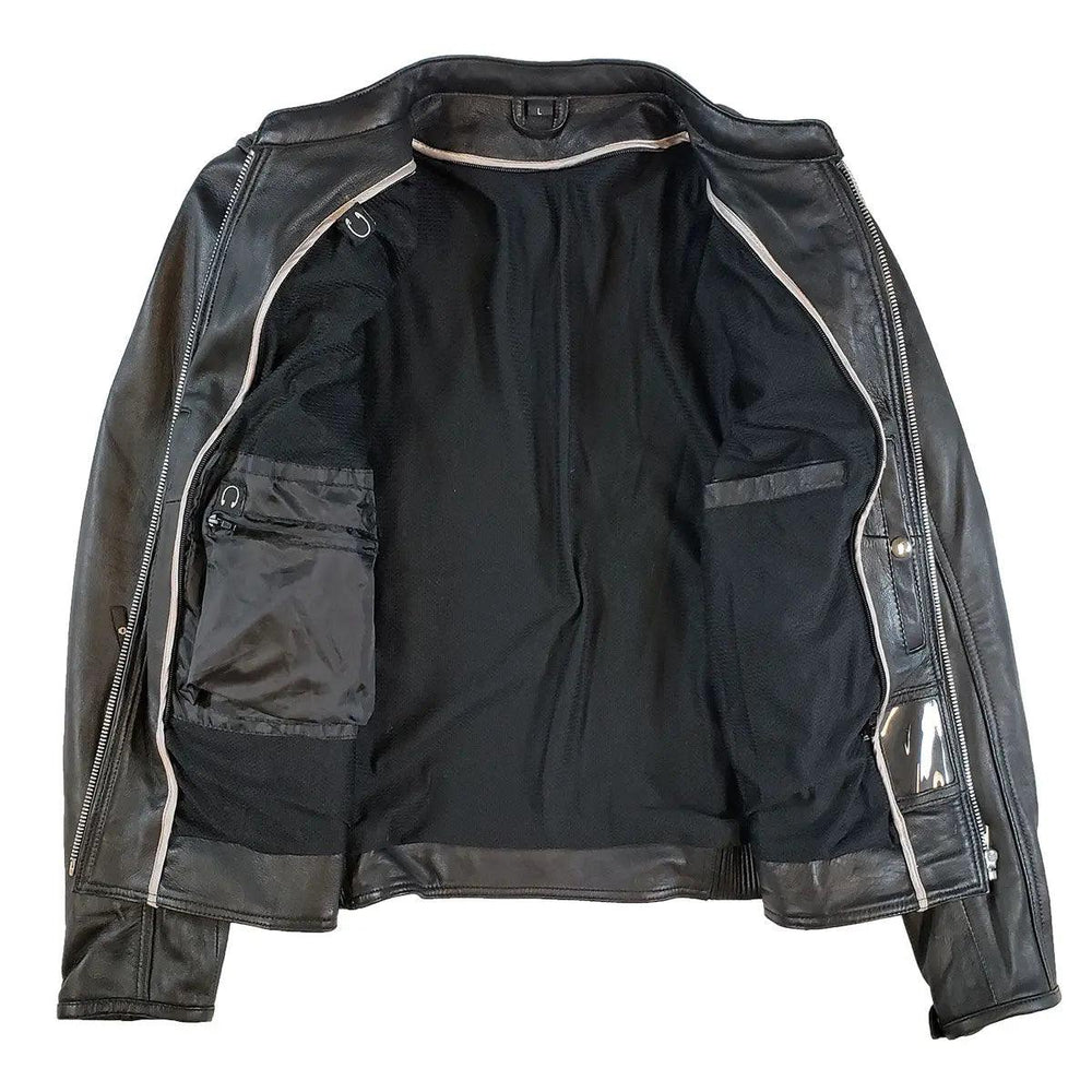 Veste de moto en cuir pour femmes Open Road Women's RacerEX-STOCK Canada