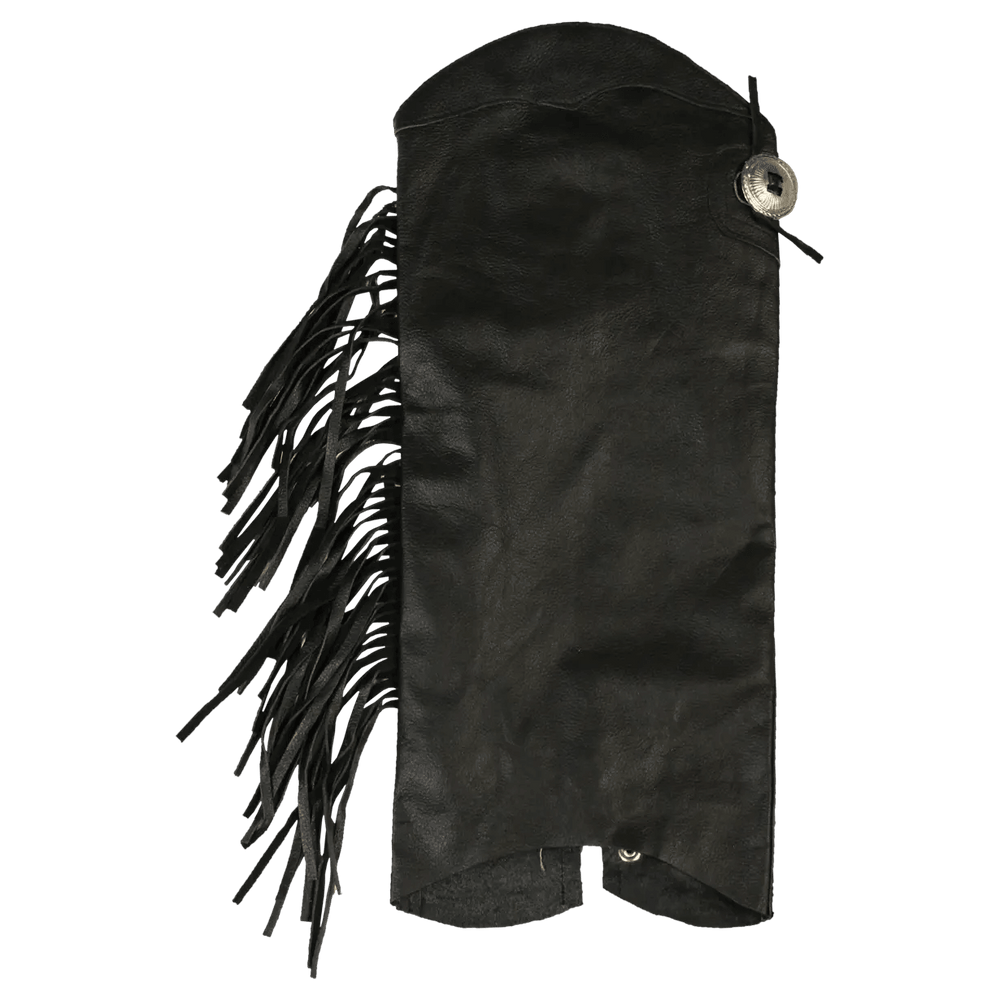 Mezzi gambali in pelle con frangia laterale da donna Open RoadEX-STOCK Canada