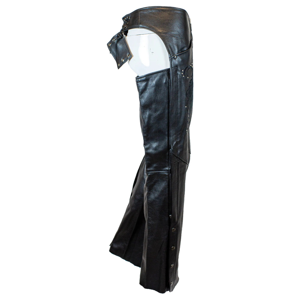 BOL/Open Road Women's Suede Wing Design Leather Chaps EX-STOCK Canada