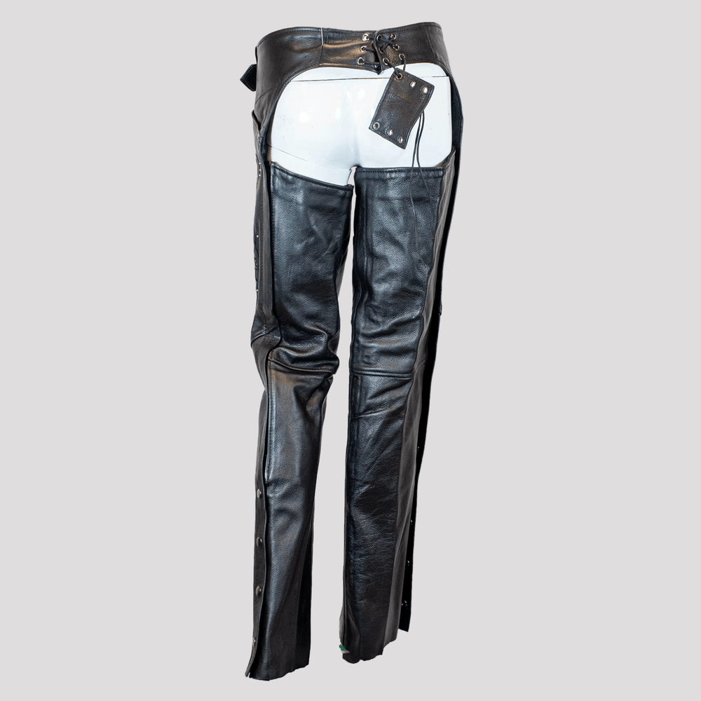BOL/Open Road Chap in pelle da donna con design a ala in pelle scamosciata