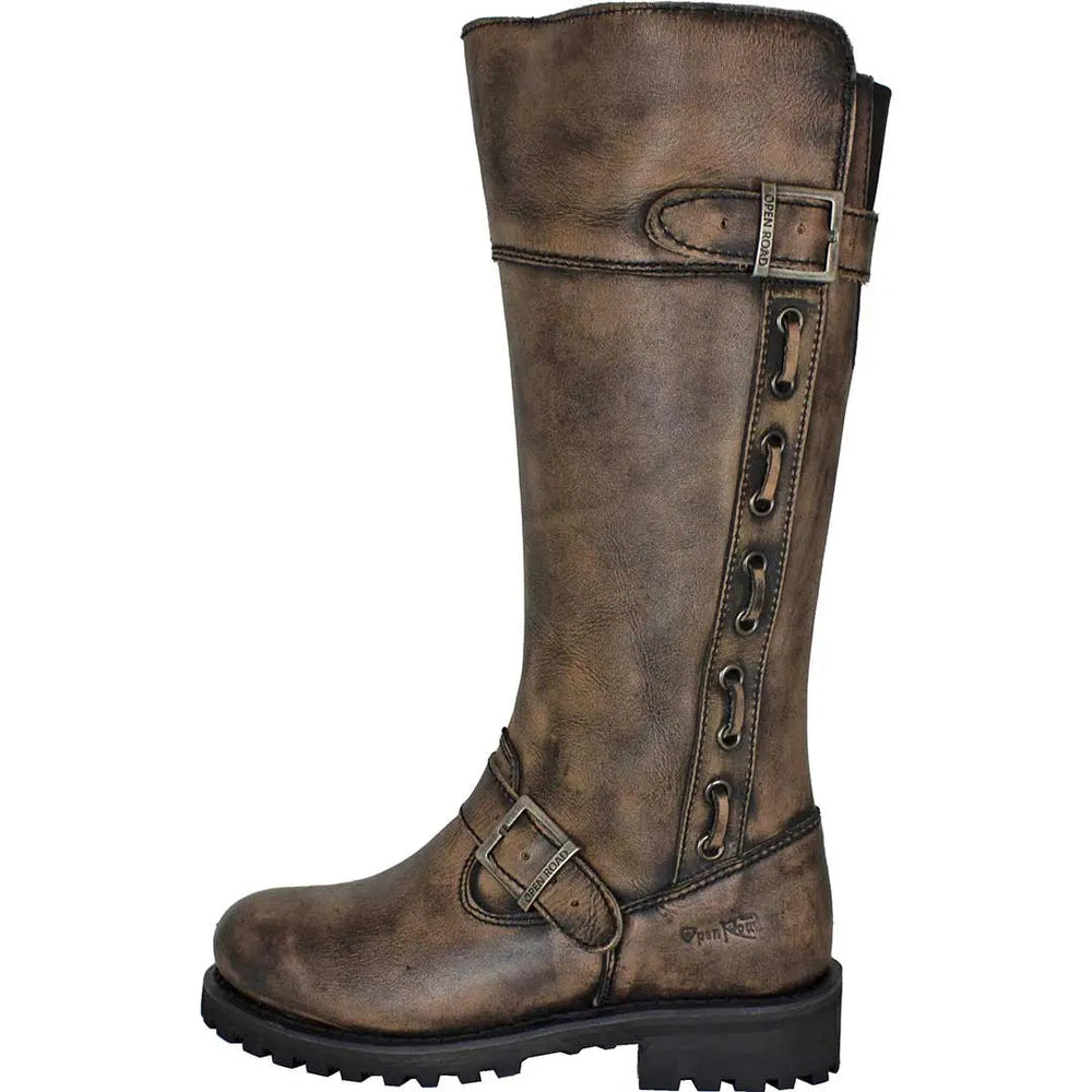 Open Road Women's Tall Motorcycle Boots EX-STOCK Canada