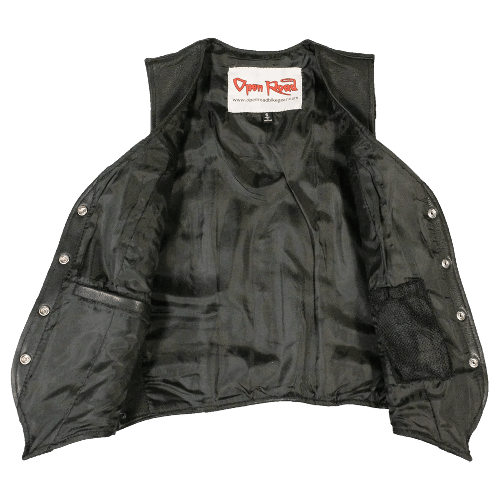 Open Road Women's Western Style Leather Vest EX-STOCK Canada