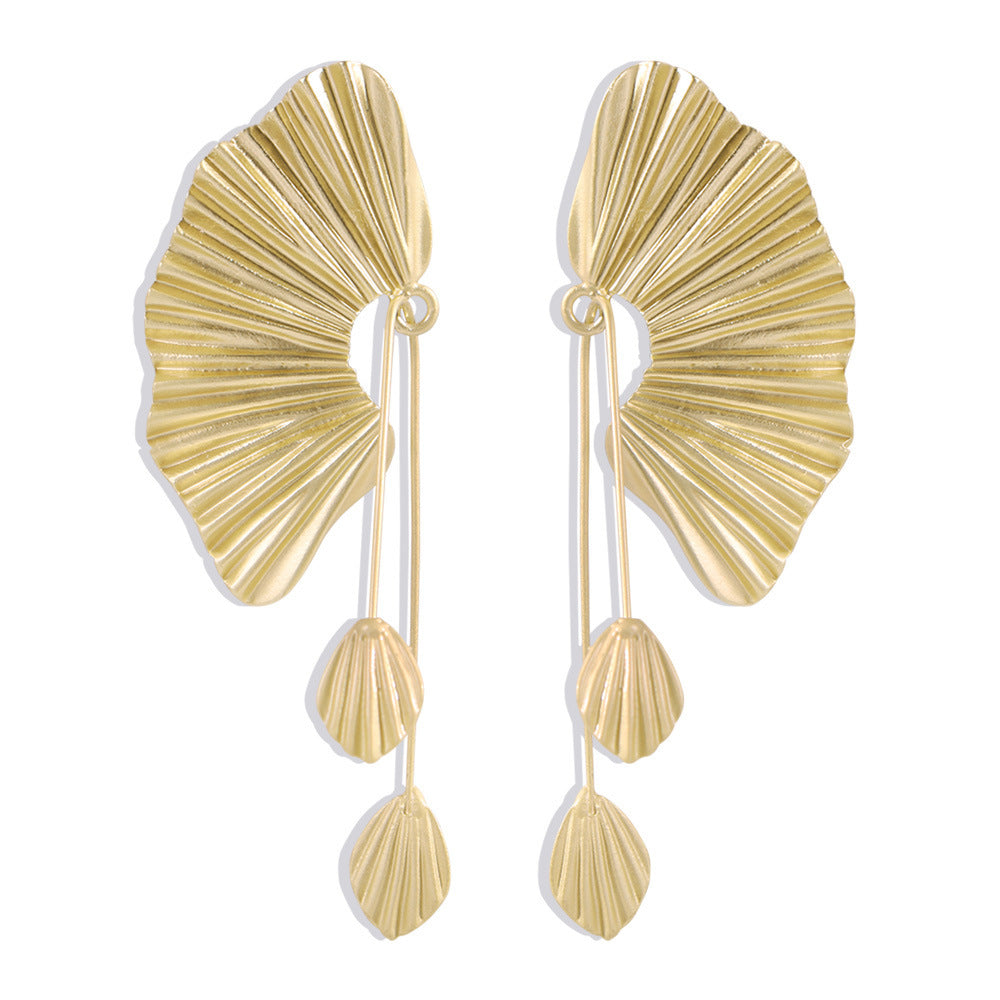 Oversized fan earrings EX-STOCK Canada