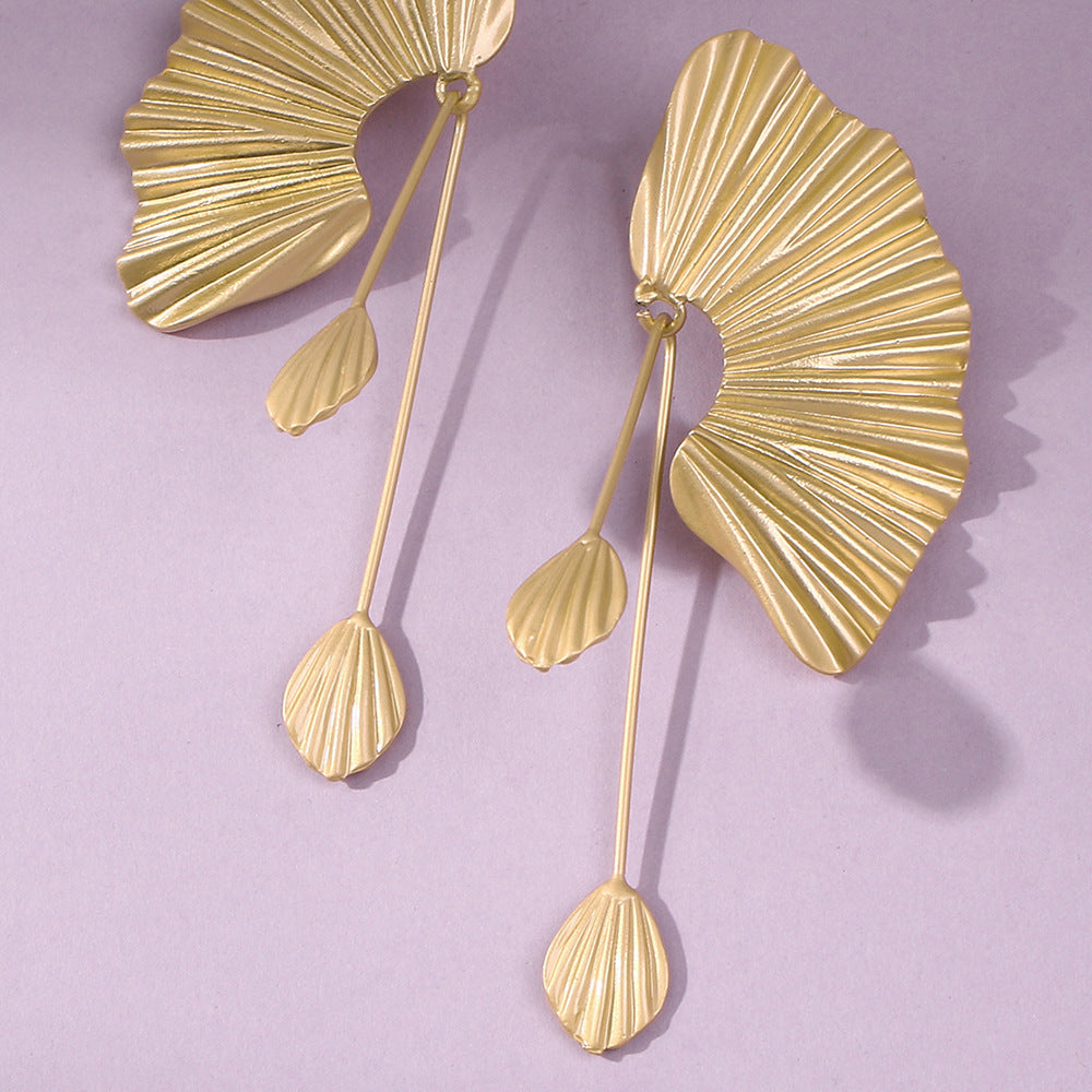 Oversized fan earrings EX-STOCK Canada