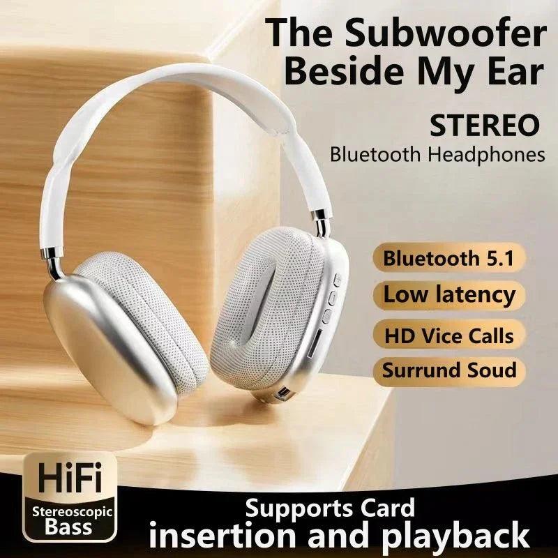 Cuffie Wireless Bluetooth P9 per Sport all'Aperto e Gaming, Cuffie Wireless con Microfono, Auricolari con Cancellazione del Rumore, Auricolari BluetoothEX-STOCK Canada