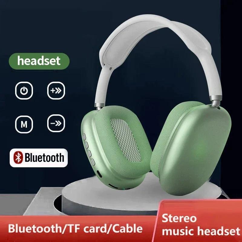 Cuffie Wireless Bluetooth P9 per Sport all'Aperto e Gaming, Cuffie Wireless con Microfono, Auricolari con Cancellazione del Rumore, Auricolari BluetoothEX-STOCK Canada
