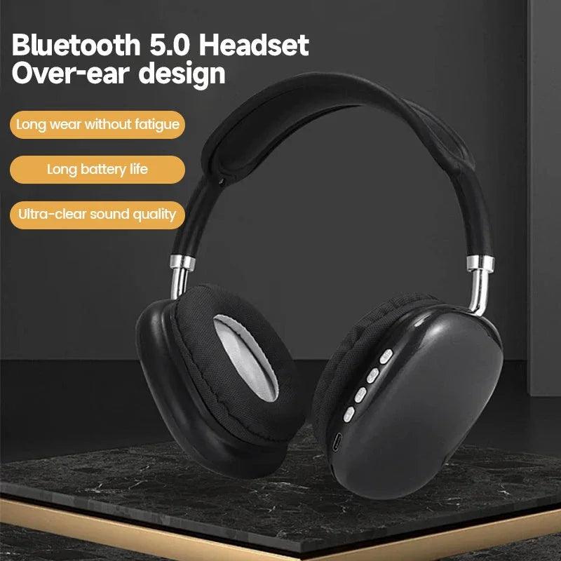 Cuffie Wireless Bluetooth P9 per Sport all'Aperto e Gaming, Cuffie Wireless con Microfono, Auricolari con Cancellazione del Rumore, Auricolari BluetoothEX-STOCK Canada