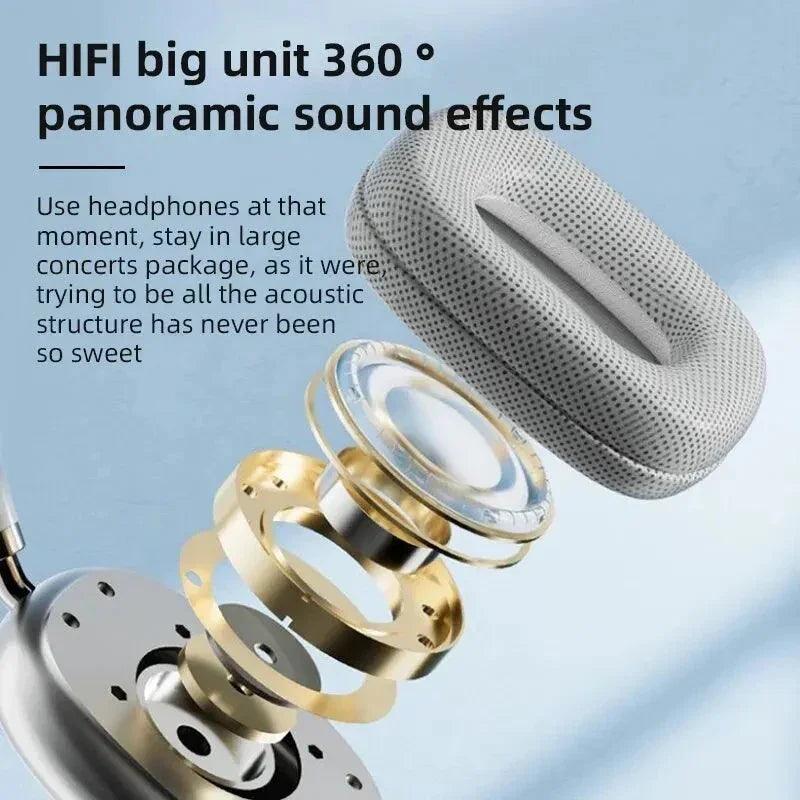 Cuffie Wireless Bluetooth P9 per Sport all'Aperto e Gaming, Cuffie Wireless con Microfono, Auricolari con Cancellazione del Rumore, Auricolari BluetoothEX-STOCK Canada