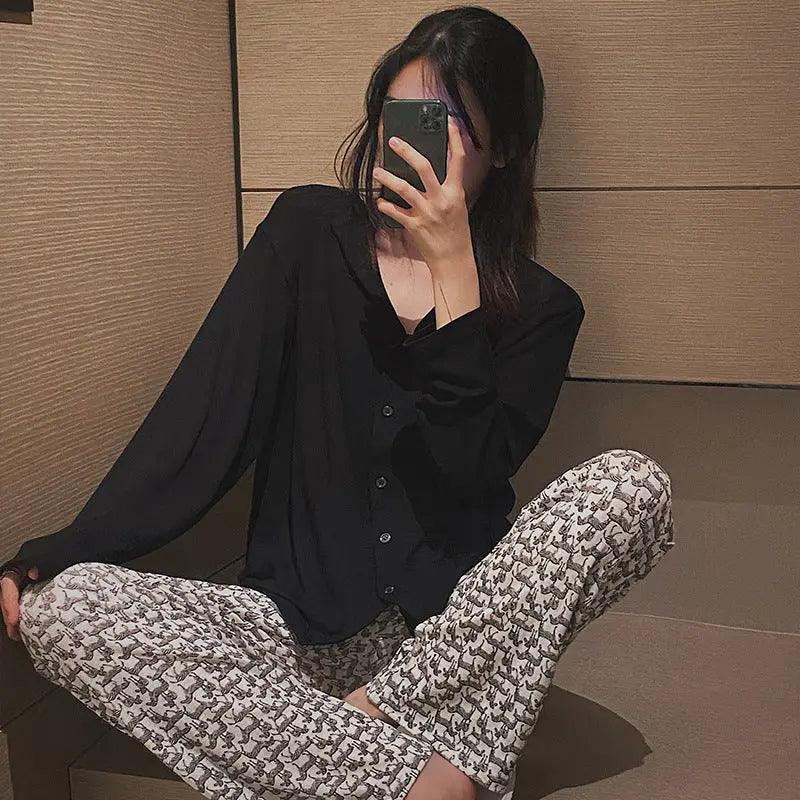 Pyjamas pour femmes au printemps et en automne - EX-STOCK Canada