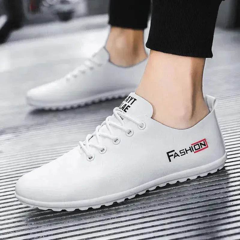 Chaussures Peas, Nouvelles Chaussures Blanches, Chaussures en Cuir Tendance, Chaussures Décontractées Style Britannique - EX-STOCK Canada