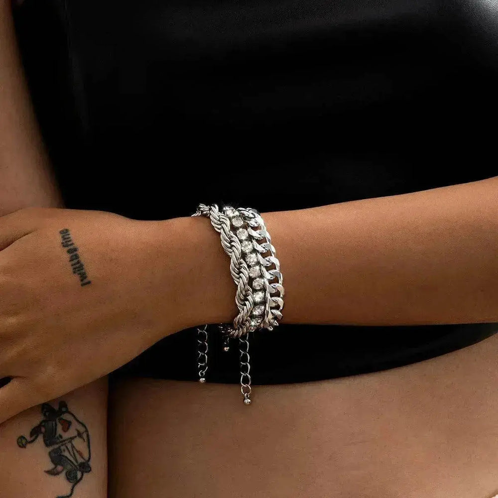 Personality Cold Wind Geometric Suit Jewelry Women - EX-STOCK Canada