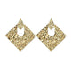 Personality Geometry Rhombus Irregular Alloy Earrings - EX-STOCK Canada