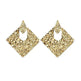 Personality Geometry Rhombus Irregular Alloy Earrings - EX-STOCK Canada