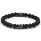 Personality Men's Black Volcanic Stone Bracelet - EX-STOCK Canada