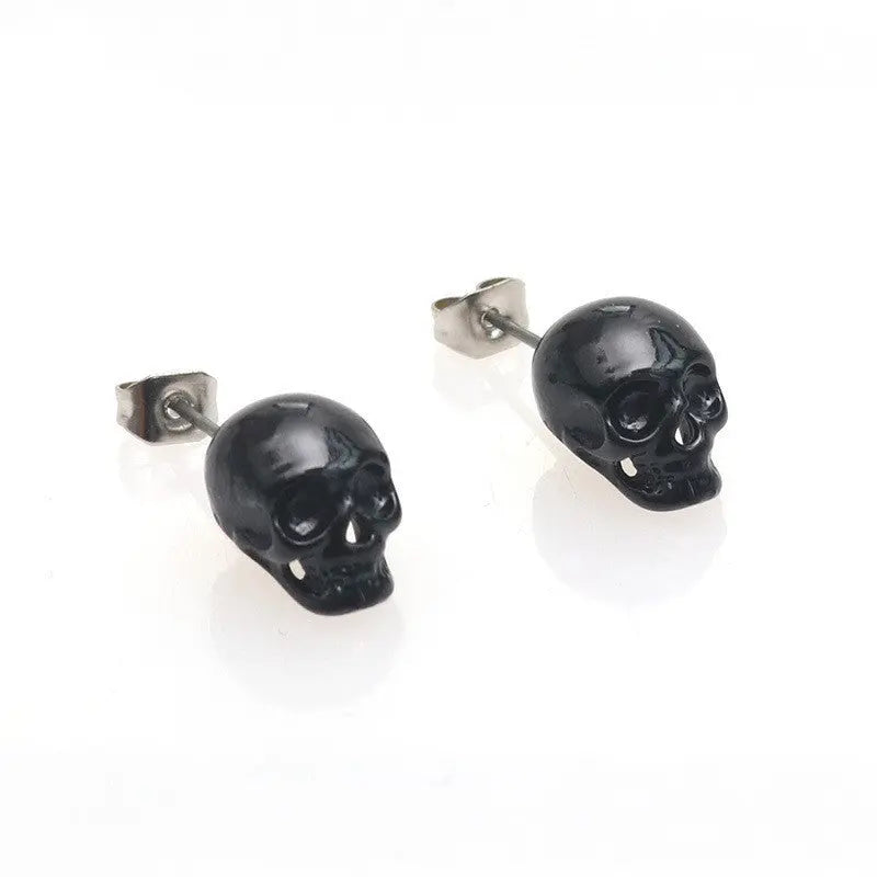 Personality Retro Skull Eardrops Earrings For Halloween - EX-STOCK Canada