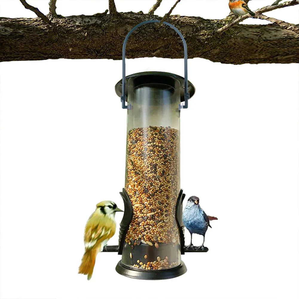 Outdoor bird feeder, Outdoor Plastic Feed Station for Wild Birds, Easy Tree Mount - EX-STOCK Canada