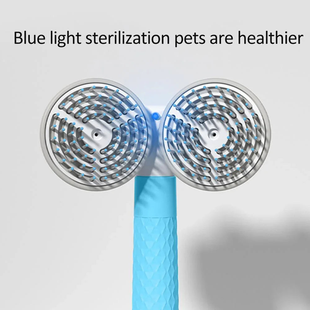 Pet Cat Brush Dog Slicker Brush Double-headed Negative Ion One-button Self Cleaning Dog Cat Hair Removal Pets Products EX-STOCK Canada