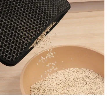 Pet Cat Litter Mat Pet Supplies EVA Double Cat Litter Mat EX-STOCK Canada