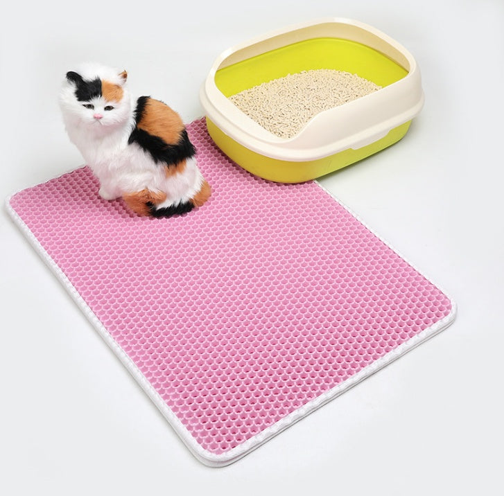 Pet Cat Litter Mat Pet Supplies EVA Double Cat Litter Mat EX-STOCK Canada