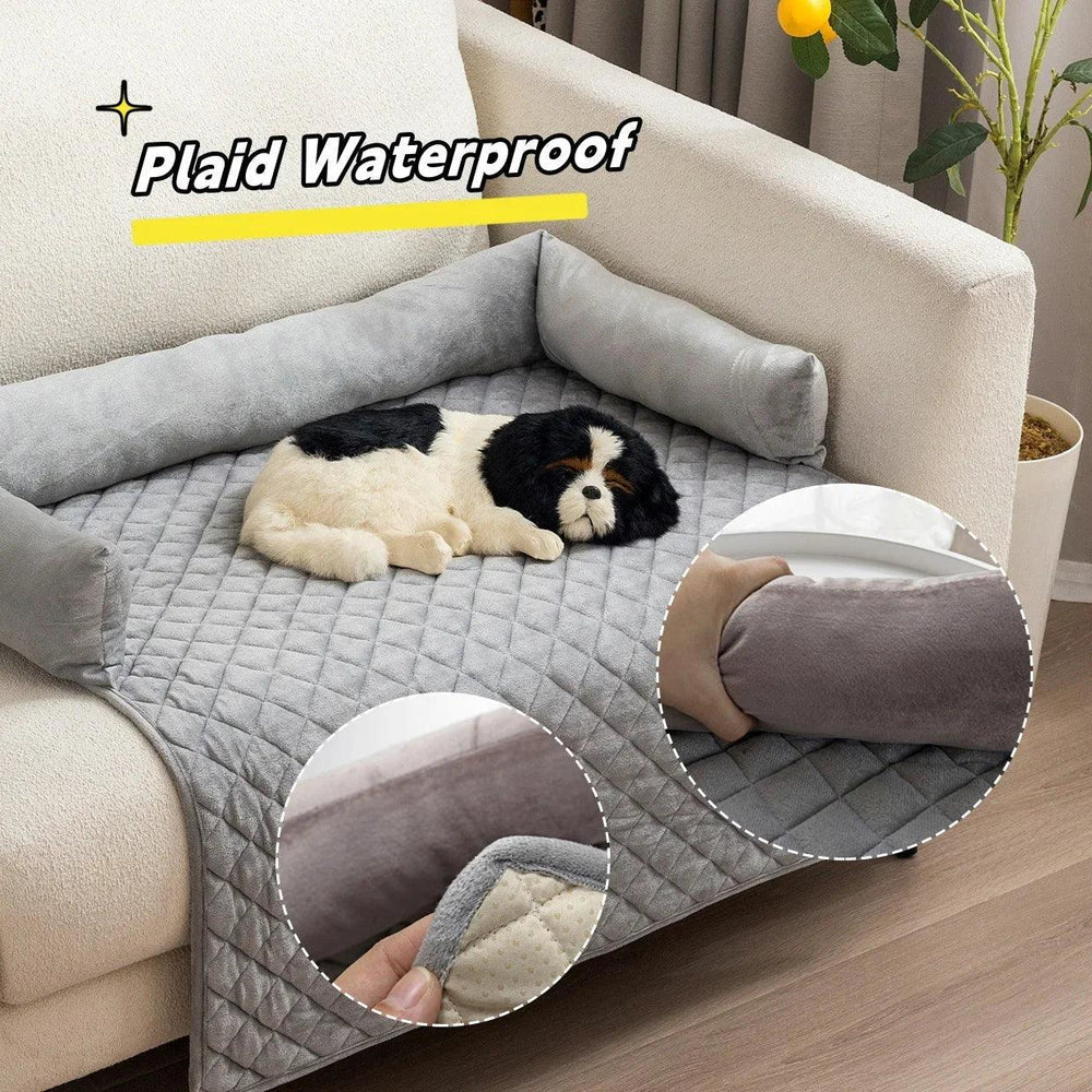 Canapé-lit pour chien : lits pour chiens de grande taille, coussin chaud, lits pour chats, tapis, protecteur de meuble, canapé pour chienEX-STOCK Canada