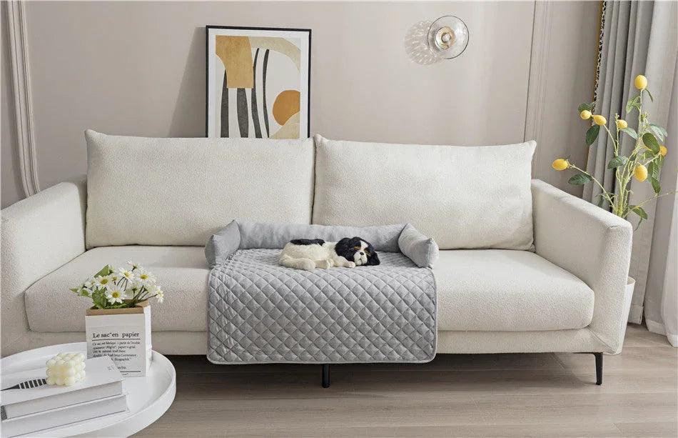 Canapé-lit pour chien : lits pour chiens de grande taille, coussin chaud, lits pour chats, tapis, protecteur de meuble, canapé pour chienEX-STOCK Canada