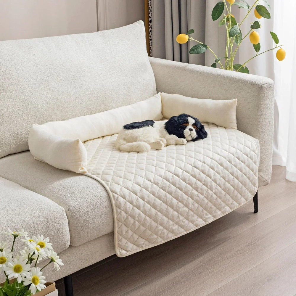 Canapé-lit pour chien : lits pour chiens de grande taille, coussin chaud, lits pour chats, tapis, protecteur de meuble, canapé pour chienEX-STOCK Canada