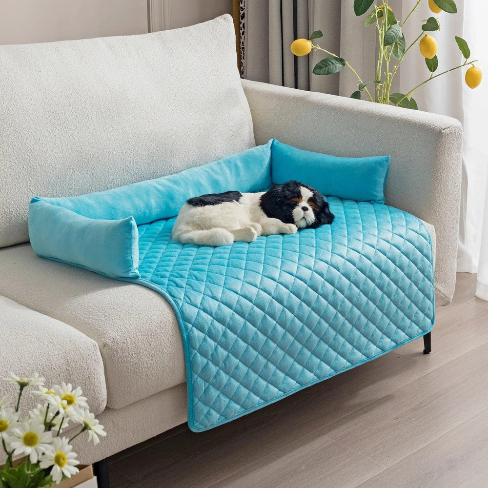 Canapé-lit pour chien : lits pour chiens de grande taille, coussin chaud, lits pour chats, tapis, protecteur de meuble, canapé pour chienEX-STOCK Canada