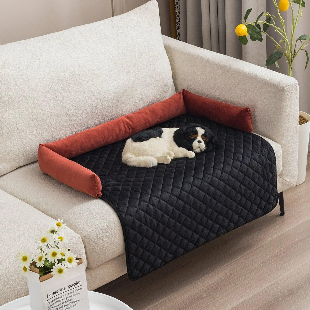 Canapé-lit pour chien : lits pour chiens de grande taille, coussin chaud, lits pour chats, tapis, protecteur de meuble, canapé pour chienEX-STOCK Canada