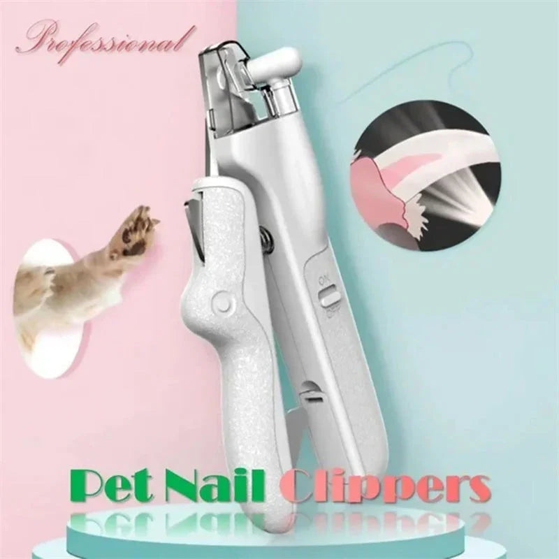 Pet Nail Clippers With LED Light Dogs Cat Nail Scissors Professional Trimmer Tool Care Grooming Supplies EX-STOCK Canada
