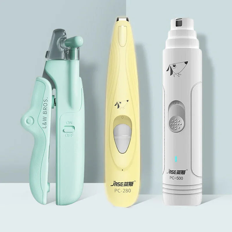 Coupe-ongles pour animaux avec lumière LED, ciseaux à ongles pour chiens et chats, outil de coupe professionnel, fournitures de soins et de toilettageEX-STOCK Canada